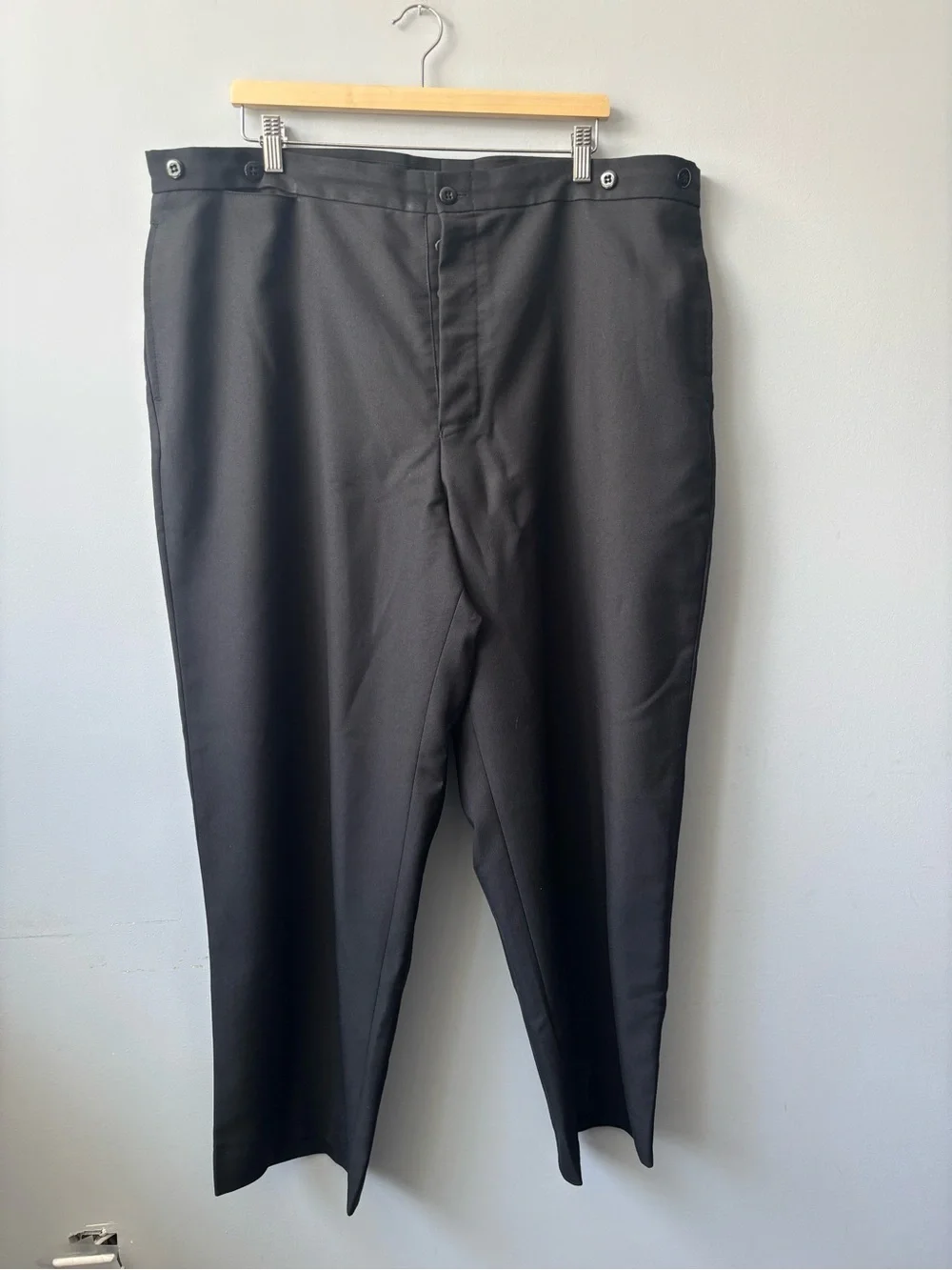 Wahmaker Frontier Vintage Trousers Pants Buckle Back Men’s 44x28 Black‎